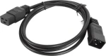 Lanberg CA-C19E-10CC-0018-BK čierna / Napájací kábel / C20 - C19 / 1,8 m / 16 A (CA-C19E-10CC-0018-BK)