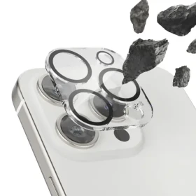 HAMA Cam Protect číra / Ochranné sklo fotoaparátu / Apple iPhone 15, 15 PLUS / temperované sklo 9H