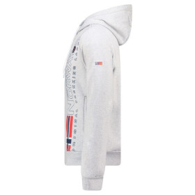 Geografické Nórsko Fogora DB 100 M WZ3066H/GN-Gray sieťovaná mikina XL