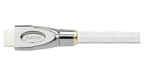 Python HDMI 2.0 kábel biela / HDMI kábel / 4K 4096×2160 px / 60 Hz / 0,5 m / nylonový oplet (GC-M0160)