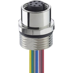 Lutronic 1220 05 T16CW 0,5m zabudovateľný zástrčkový konektor pre senzory - aktory, 1232, piny: 4, 0.50 m, 1 ks; 1232