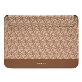 Guess GCube Stripes 16" hnedá / Puzdro / Notebook do 16" (GUCS16HGCFSEW)