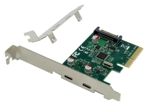 Conceptronic PCI Express / 2x USB-C 3.2 Gen 2 / 10 Gbps / ASM1142 (EMRICK07G)