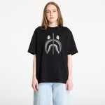 Tričko A BATHING APE Chain Stitch Shark Relaxed Fit Tee UNISEX Black XL