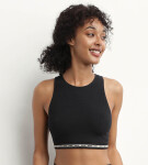 Dámsky top DIM ICONS WIREFREE CROP top DIM čierny