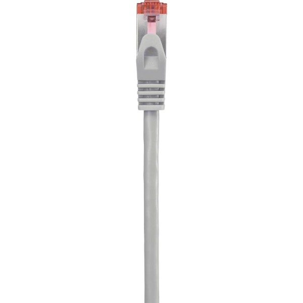 Renkforce RF-4724934 RJ45 sieťové káble, prepojovacie káble CAT 6 S/FTP 2.00 m sivá s ochranou, pozlátené kontakty, samozhášavý 1 ks; RF-4724934