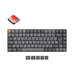 Keychron K3 Max šedá/oranžová / Klávesnica / 75% / Mechanická / Red switch / Hotswap / BT / USB / DE (K3M-H1-DE)