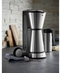 WMF Küchenminis Aroma Thermo to go čierna / Kávovar na prekvapkávanú kávu / 870 W / LCD displej (04.1226.0011)