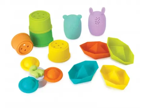 Infantino Sada hračiek do kúpeľa Spin Squirt Sail