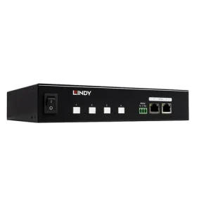 Lindy IPower Switch 32622 čierna / PDU / 4X IEC C13 / 1U / max. 10A / 2500W (32622)