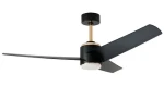 Immax NEO LITE BEAUTY SMART / LED svietidlo stropné s ventilátorom / 18 W / Wi-Fi / TUYA / ružové zlato-čierne (07280L)