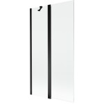 MEXEN - MIST vaňová zástena 100x150 cm 6mm f+s, čierna, číra 8A9-100-011-70-00