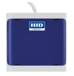 Omnikey 5027 USB Reader keyboard wedge modrá / vysokofrekvenčná bezkontaktná čítačka kariet / USB-A (R50270001)