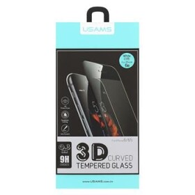 USAMS Tvrdené Sklo 3D pre Apple iPhone 6 amp; 6S biela (8595642223846)