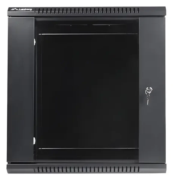 Lanberg WF01-6412-10B čierna / Nástenný rozvádzač / 19" / 12U / 600×450 mm (WF01-6412-10B)