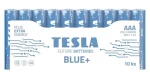 TESLA BLUE+ Zinc Carbon / Batéria mikrotužková AAA (R03) / 10 ks / fólia (15031010)