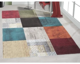 Koberec Edessa 120x170 cm, farebný vintage patchwork%