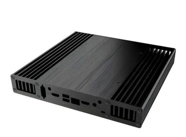 Akasa Plato X7D UCFF čierna / Mini ITX / možnosť zavesenia na stenu / hliník / OEM / bez ventilátora (A-NUC39-M1B)