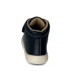 Chlapčenská celoročná barefoot obuv Bugga KAMA Navy B00200-04 - 32