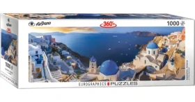 EUROGRAPHICS Panoramatické puzzle Santorini, Grécko
