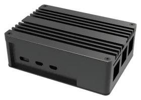 Akasa Pi-5 Pre čierna / Pasívna hliníková skriňa / Raspberry Pi 5 / bez ventilátora (A-RA13-M2B)