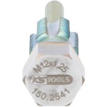KS Tools 150.2541 univerzálny prerezávač závitov M12 x 1.25 Špeciálna nástrojová oceľ 1 ks; 150.2541