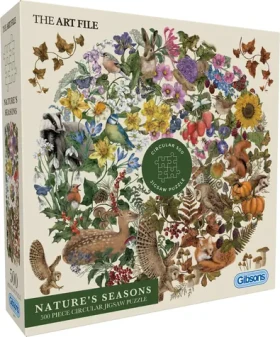 GIBSONS Okrúhle puzzle Ročné obdobie v prírode