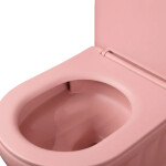 REA - Súprava: Závesná WC misa + Umývadlo na dosku Duo Sweet Pink Matt KPL-K3001