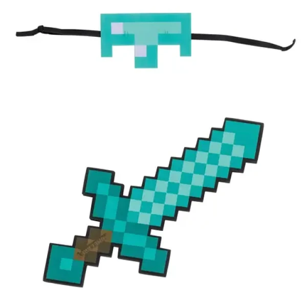 DISGUISE Sada doplnkov Minecraft Steve diamantový