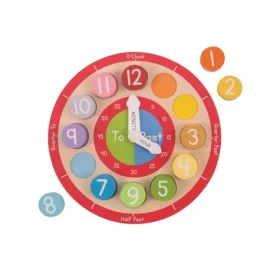 Bigjigs Toys Edukatívne hodiny anglické