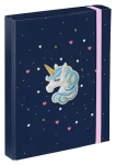 BAAGL Dosky na školské zošity A5 Unicorn Gold / Školské dosky / 17 x 23 x 3 cm