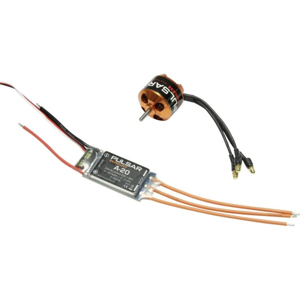 Pichler PULSAR P15-1000 Combo brushless elektromotor pre modely lietadiel KV (ot./min / V): 1000; C5337