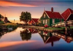 Clementoni 31734 Puzzle Historická dedina Zaanse Schans 1500 dielikov