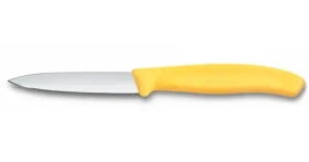 VICTORINOX Swiss Classic Kuchársky nôž 8 cm žltá / špicaté rovné ostrie (6.7608.C1)
