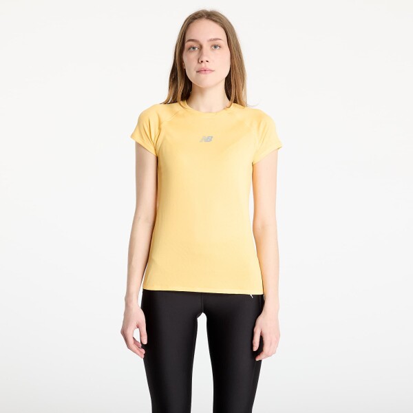 Tričko New Balance Women's Jacquard Slim T-Shirt Clementine S