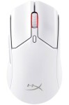 HyperX Pulsefire Haste 2 Wireless biela / Herná bezdrôtová myš / optická / 26000DPI / 6 tlačidiel / USB / BT / 2.4GHz (6N0A9AA)