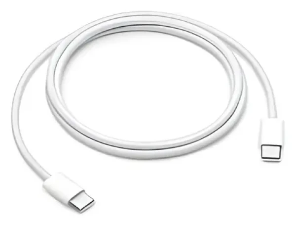 IPhone biela / Dátový kábel / USB-C na USB-C / pletený / OEM (57983130210)