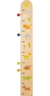 GOKI Drevený rastový meter Kamaráti z džungle / od 0 rokov (60916)