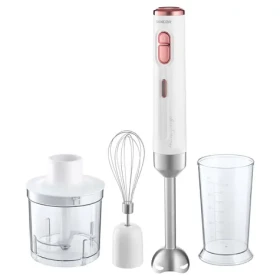 Sencor SHB 9000WH biela / Aku tyčový mixér / 200W / nádoba 700 ml / sekáčik 500ml / šľahacia metla (8590669319916)