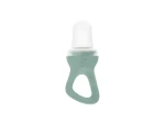 KikkaBoo Kŕmiace hryzátko Platinum Silicone Sage / Hryzátko / 100% silikón / Od 6 mesiacov (31302050007KB)