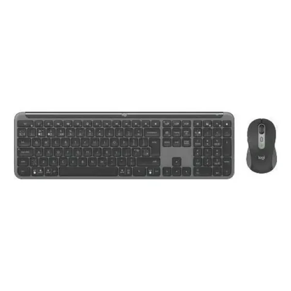 Logitech Signature Slim Combo MK950 grafitová / Bezdrôtová sada klávesnice a myši / CH layout (920-012482)