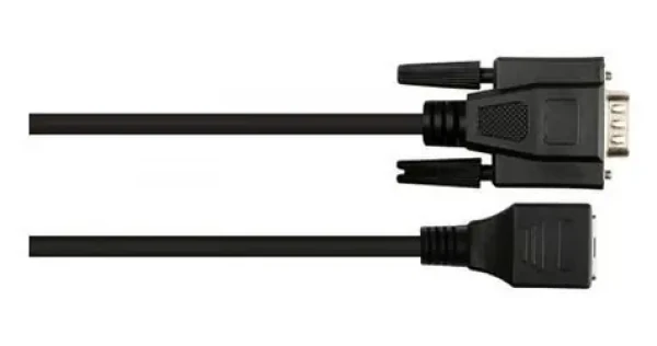 Good Connections Adaptér RJ45 na RS232 čierna / Adaptér / RJ45 (F) - RS232 D-SUB9 (M) / 0,1 m (4945-MF)