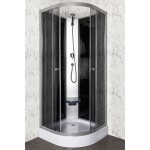 KERRA - Sprchovací kút Evora 90 (čierny) 5907548118837