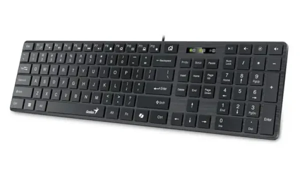 Genius Slimstar 126 čierna / Drôtová / Copilot / USB / CZ+SK layout (31310017426)