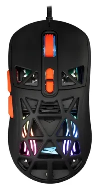 Baracuda Seal čierna / Herná myš / Optický senzor / 12800 DPI / RGB / 7 tlačidiel / USB (SEAL)