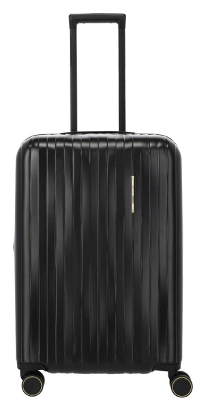Stredný škrupinový kufor na kolieskach Travelite BARBARA Novelty M Black