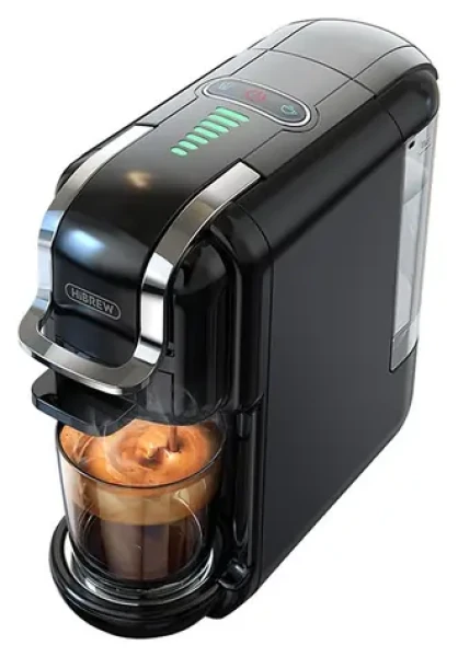 HiBREW H2B čierna / Kávovar na kapsule 5v1 / Nespresso Dolce Gusto / 19 bar / 1450 W (H2B-black)