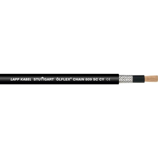 LAPP 1062944/50 vedenie ťažnej reťaze ÖLFLEX® CHAIN 809 SC CY 1 x 35 mm² čierna 50 m; 1062944/50