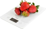 ECG KV 117 SLIM biela / kuchynská váha / max. 5 kg / TERE / tvrdené sklo / 1x lítiová batéria (341320274958)