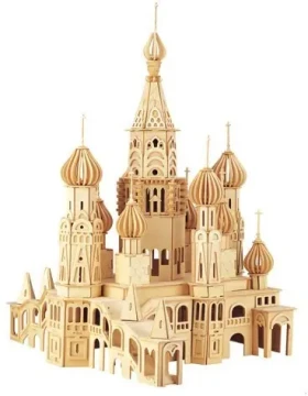 Wooden City Drevené 3D puzzle Chrám St. Petersburg veľký